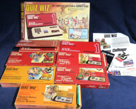 VTG Coleco Quiz Wiz Computer Answer Game w/ 7 Cartridges - TESTED WORKING - $22.72