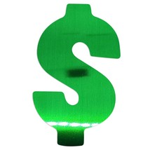 Die Cut Shape - DOLLAR SIGN 2.5&quot; &amp; 5.0&quot; size in 12 Metallic Colors #6237 - $6.99