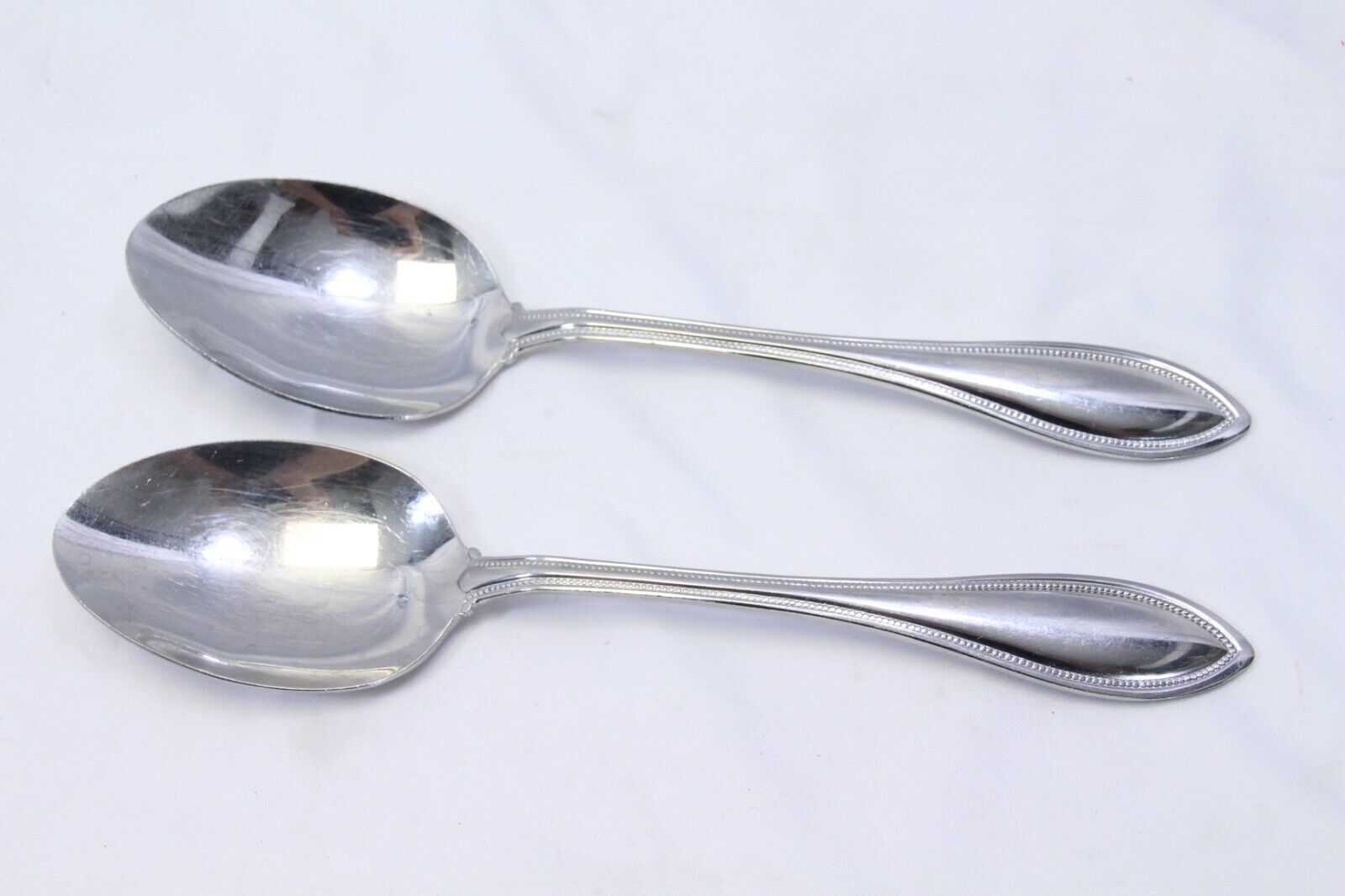 Oneida Arbor American Harmony  Serving Spoons Sugar Spoon Stainless  Lot of 3 Item image 5