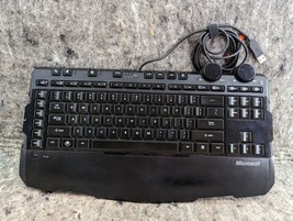 Works Microsoft Sidewinder X6 Keyboard Model 1361 KU-0753 - NO Number Pad - £27.56 GBP