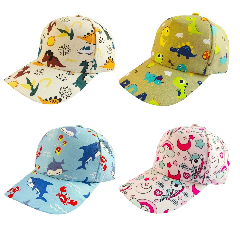 New Cartoon Children Baseball Cap Summer Snapback Hat for Kids Baby Sun Hat - £11.18 GBP+