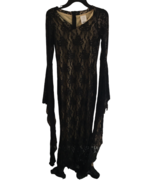 Fun World Diamond Miss Darkness Halloween Costume Addams Morticia Dress ... - £39.95 GBP