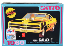 Skill 2 Model Kit 1969 Ford Galaxie 3-in-1 Kit 1/25 Scale Model by AMT - $53.34