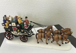 Vintage Department 56 HOLIDAY COACH Heritage Dickens Village Accessory 5... - £50.59 GBP