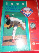 MLB Collectible Scorebook- 1993 Souvenir Scorebook-PHILADELPHIA PHILLIES - £12.86 GBP