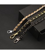 Leather Shoulder Strap Metal Chain Strap， Handbag Chains Purse Straps Sh... - £39.92 GBP+