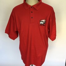 NWT Swingter Snap On Men&#39;s Fast Bus Red Polo Shirt XL Mechanic Tools Garage - $44.54