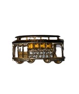 Vtg San Francisco Cable Car Trolly Pin w/ Clear Red Green Rhinestones Go... - $291.06 MXN