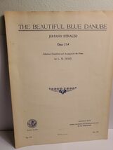 The Beautiful Blue Danube Piano Arrangement Sheet Music (1937) - $127.20 MXN
