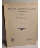 The Beautiful Blue Danube Piano Arrangement Sheet Music (1937) - $127.20 MXN