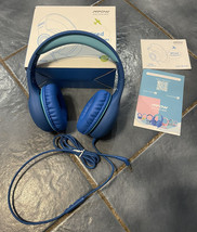 MPOW BH297B Kids Headphones HD Sound Over-Ear Wired Headset Foldable Blue - £12.65 GBP