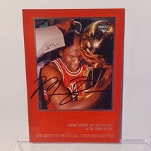 1997 upper deck Championship Journals Michael Jordan  Bulls Autograph COA - £422.85 GBP