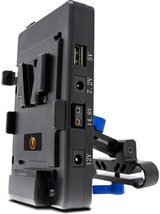 Juicebox JBUV-01 Universal V-Mount Plate with 15mm Rail/Rod Clamp - $3,284.53 MXN