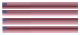 4x sticker decal car stripe motorcycle racing flag bike moto USA American Flag - £4.69 GBP
