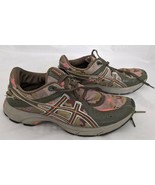 Asics Women Gel Euphoria Sz 6.5 Running Sneakers Shoes Camo H1C7N Green ... - £14.07 GBP