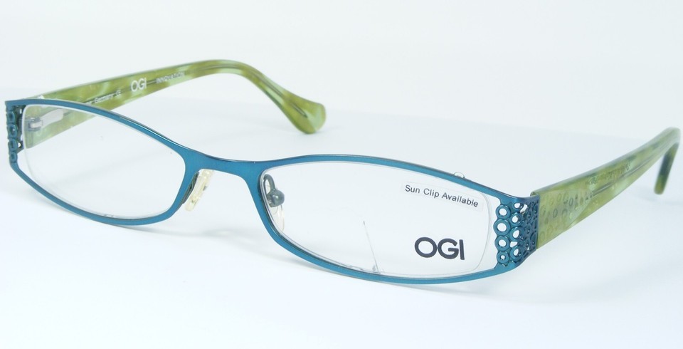 OGI INNOVATION 9052 916 TEAL /GREEN UNIQUE EYEGLASSES GLASSES FRAME 50-1... - $96.17 OGI INNOVATION 9052 916 TEAL /GREEN UNIQUE EYEGLASSES GLASSES FRAME 50-1... - $96.17