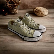 Converse Chuck Taylor All Star Kids Sz 2 Gold Sparkle Low Top Tennis Shoe  - $18.54