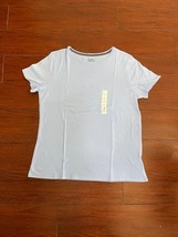 Women&#39;s Croft &amp; Barrow® Essential Crewneck Tee, Size: Large, Hepatica Blue - $11.99