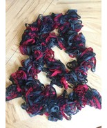 Hand crocheted lacy accent scarf - $20.00