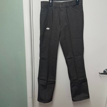 Levis Mens Flat Front Regular Fit Straight Leg Black Trouser Pants Size ... - $30.64