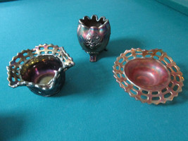 Carnival Glass Iridescent Marigold Fenton Northwood [GL2] PICK1 - £44.04 GBP