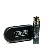 1 Refillable Metal Clipper Silver Weed Lighter With Gift Box! - $334.81 MXN