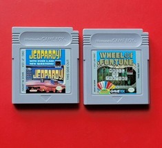 Jeopardy + Wheel of Fortune Game Boy Original Lot 2 Game Show Classic Games - £17.21 GBP