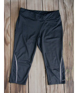 CHAMPION ~ Size S Black Poly Spandex Stretch Capri Workout Pants ~ SHIPS... - £10.26 GBP