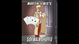 Sidewalk Shuffle POKER SIZE by Martin Lewis (Bicycle Card Back Color Vary) - $24.75