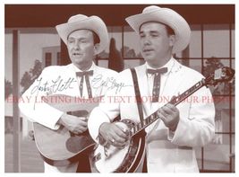 Earl Scruggs Lester Flatt Autograph Autographed 8x10 Rp Photo Bluegrass Country - £14.19 GBP