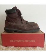 RED WING Steel Toe Work Boot 2406 Brown Leather Lace Up Electrical SZ 12... - $109.73