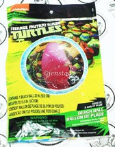 Beach Ball with TMNT Teenage Mutant Ninja Turtles For Swim Pool Water Ba... - £2.35 GBP