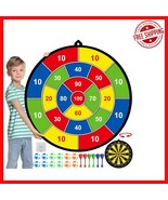 Portable 29-inch Kids Dart Board with Sticky Balls &amp; Darts - Indoor Outd... - $568.83 MXN