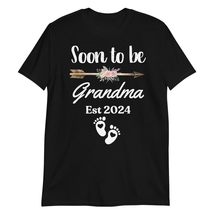 Soon to be Grandma 2024 Mother&#39;s Day New Grandma T-Shirt Black - £14.69 GBP+