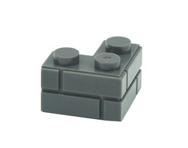 Building Block Dark Grey Brick Corner Construction Brick Piece Toys Mini... - $1.62
