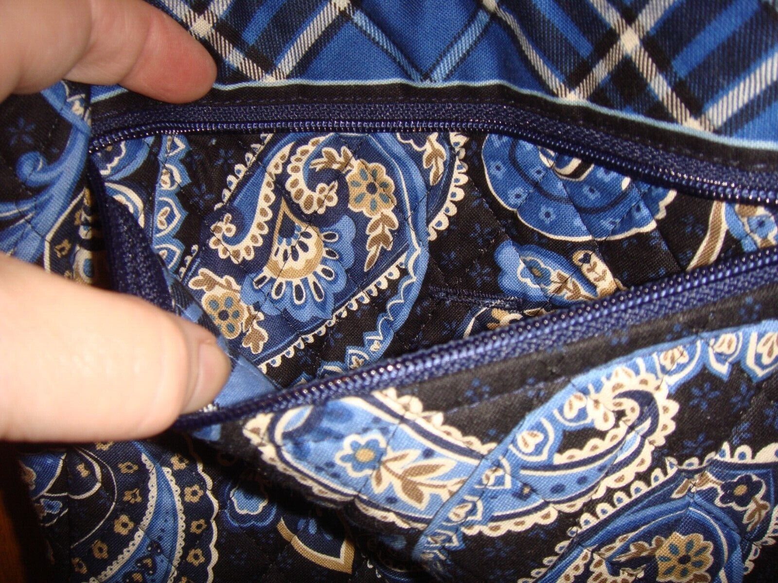 Vera Bradley Hipster Windsor Navy Purse Item image 4