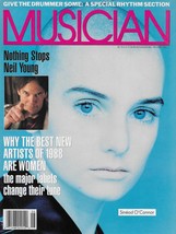 Musician Magazine June 1988 Sinead O&#39;Connor Neil Young New Women Artists Major L - £13.74 GBP