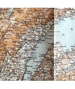 Map Savoie Lac Leman Southern France Rare 1914 Lithograph WW1 Era WHBS - €51,92 EUR Map Savoie Lac Leman Southern France Rare 1914 Lithograph WW1 Era WHBS - €51,92 EUR