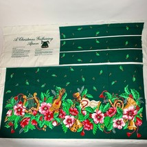 A Christmas Gathering Half Apron Cut and Sew Fabric Panel Hallmark Wamsutta Vtg - £11.61 GBP