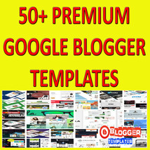 50+ Premium Google Blogger Templates | Responsive Blogger Theme - 30c each - £7.77 GBP