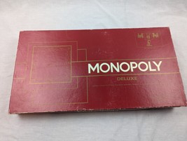 Vintage Monopoly Deluxe Board Game John Waddington UK London 1972 - £31.71 GBP