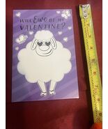 Valentine’s Day “ Will Ewe Be My Valentine” Ewe Color Yourself Sticker C... - $17.77 CAD