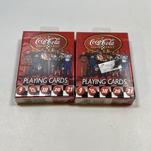 2 NASCAR Coca Cola Bicycle Playing Card Decks NEW SEALED - $5.65