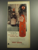 1956 Williams &amp; Humbert Dry Sack Sherry Ad - All dressed up some place to go - £14.53 GBP