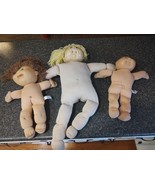 Lot Of 3 Vtg Cabbage Patch Dolls  - $30.03