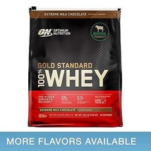 Whey Protein Powder Gold Standard Optimum Nutrition Isolate Concentrate 5.64 Lbs - £78.65 GBP