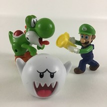 Nintendo Super Mario Bros McDonald&#39;s Toy  3pc Figure Boo Ghost Luigi Yos... - $16.79