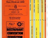Snow Queen Foods Wholesale Price List 1967 Los Angeles California - $37.58
