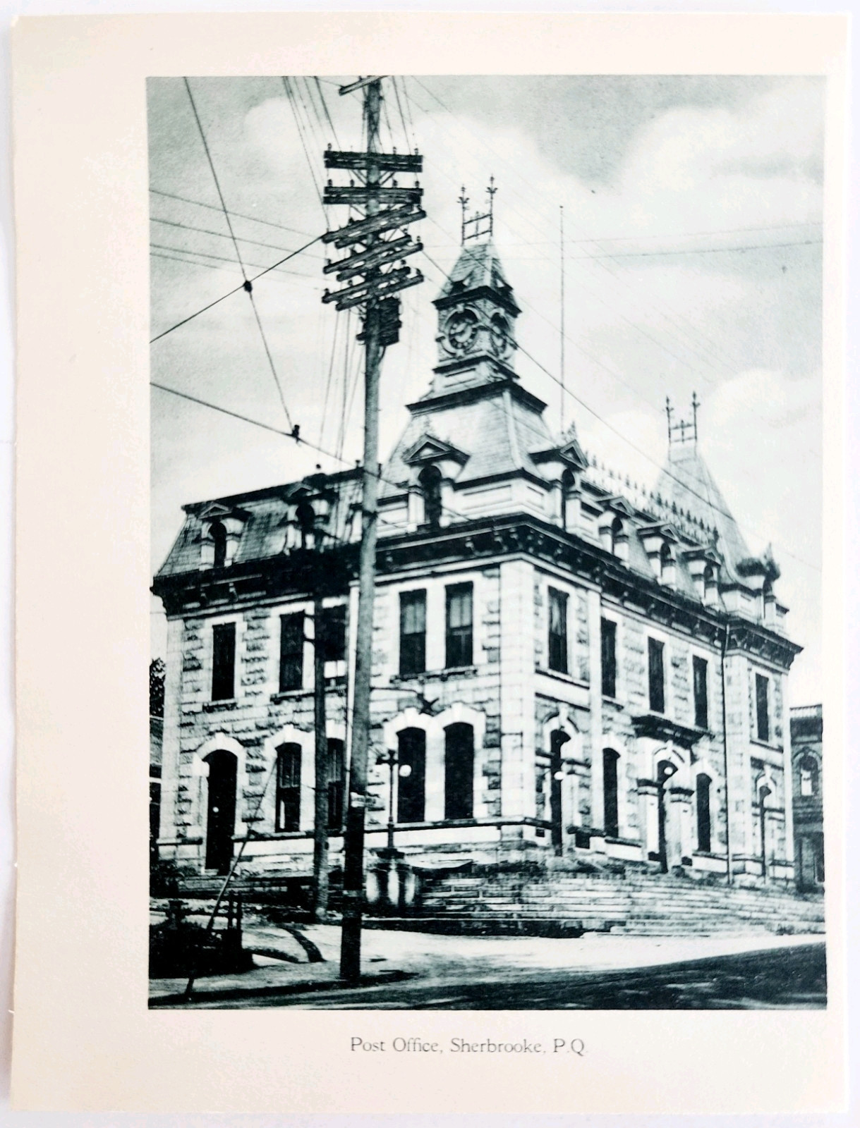 C1915 Post Office Downtown Sherbrooke Quebec Photogravure Canada DWMM5 Item image 2