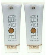 ( LOT of 2 ) Flower Tm8 Face the World Tinted Moisturizer 1oz Each New S... - $27.71